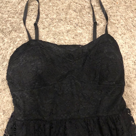 MINI LACE BLACK DRESS - Picture 3 of 3